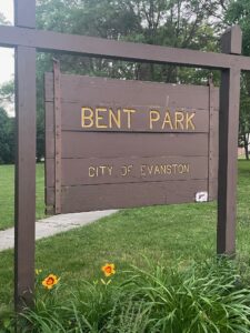 Wooden Bent Park signage